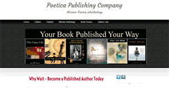 Desktop Screenshot of poeticapublishing.com